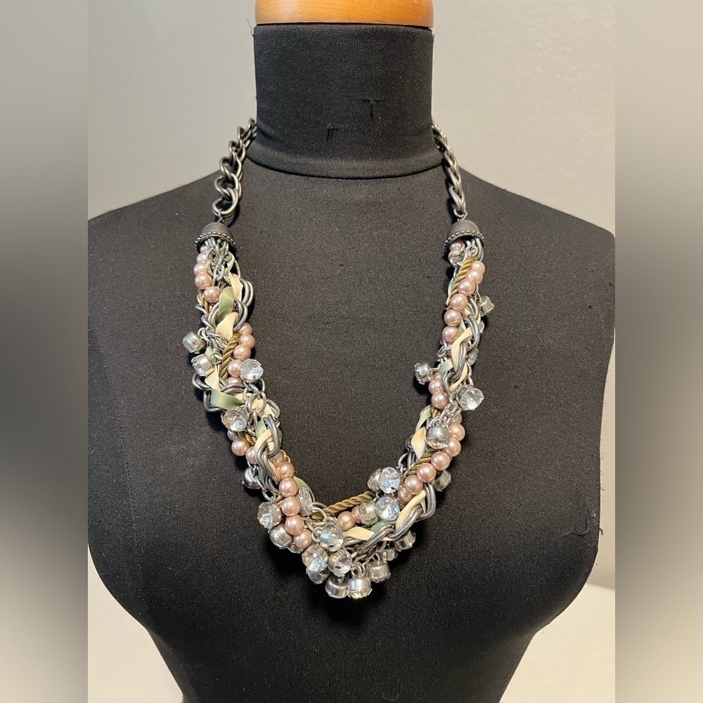 LOFT Rhinestone Statement Necklace